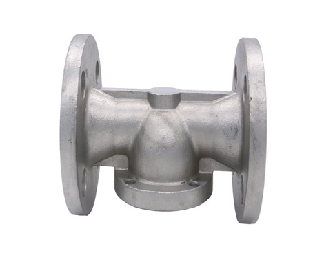 Three Way Valve 316 Stainless Steel Flanges Connection Ball Valve Body