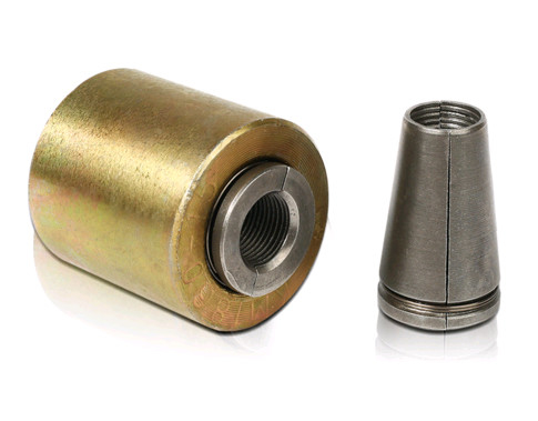 Single Hole Round Mono Post Tension Anchor Head Barrel And Wedge For Cables